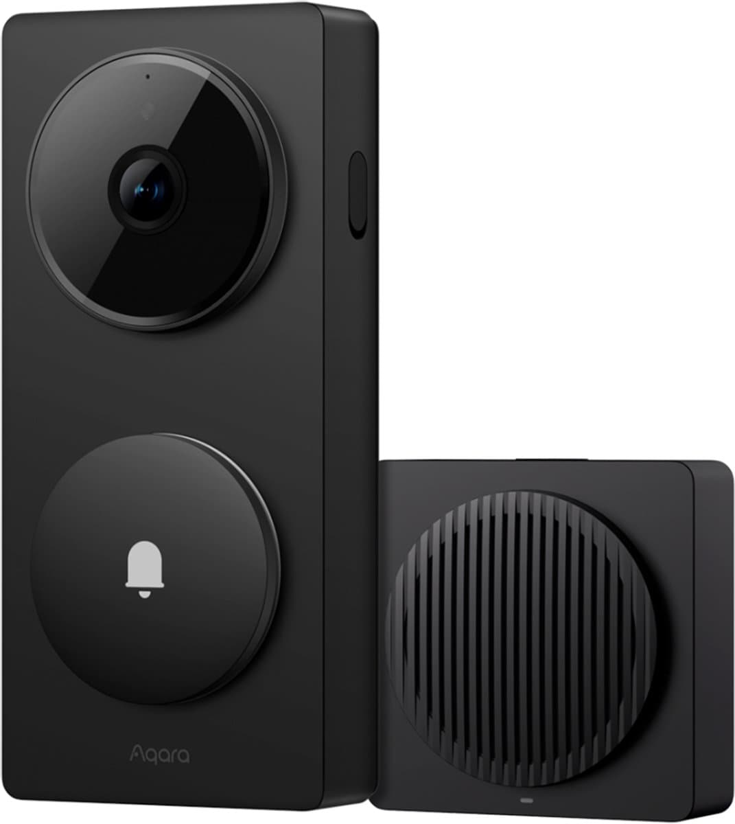 Aqara Doorbell Camera Hub G410 Select - Zwart - 2K Slimme Deurbel - Dual-Band Wi-Fi - Matter & Zigbee Hub - Gezichtsherkenning